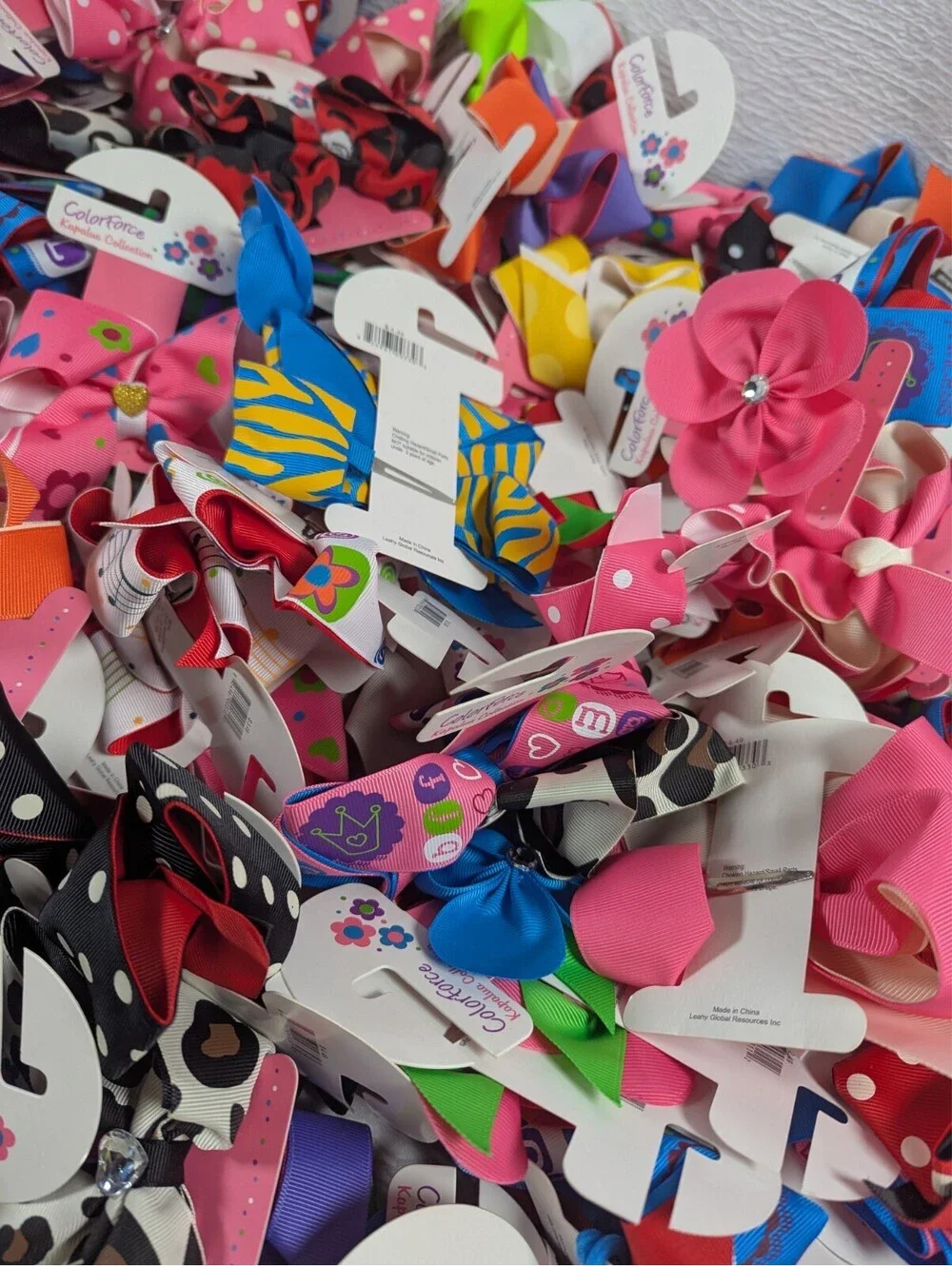 ColorForce - Kapalua Collection - Girls Hair bows - 20 Pieces - Random Assorted